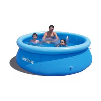 PISCINĂ CIRCULARĂ CU O FLANȘĂ 2,4X0,63M